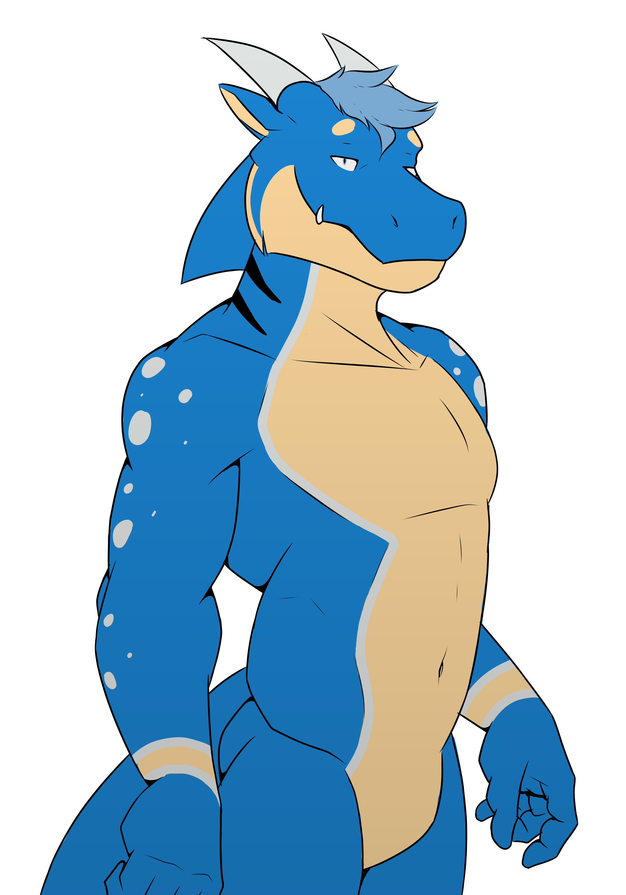 Janmark blue dragon artwork